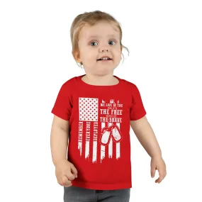 T-Shirt, Toddler: Red Friday Land of the Free