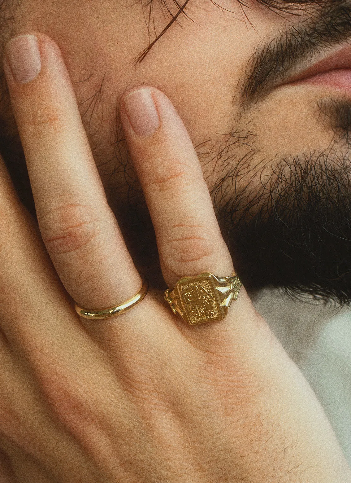 The gent classic II ring 14k gold