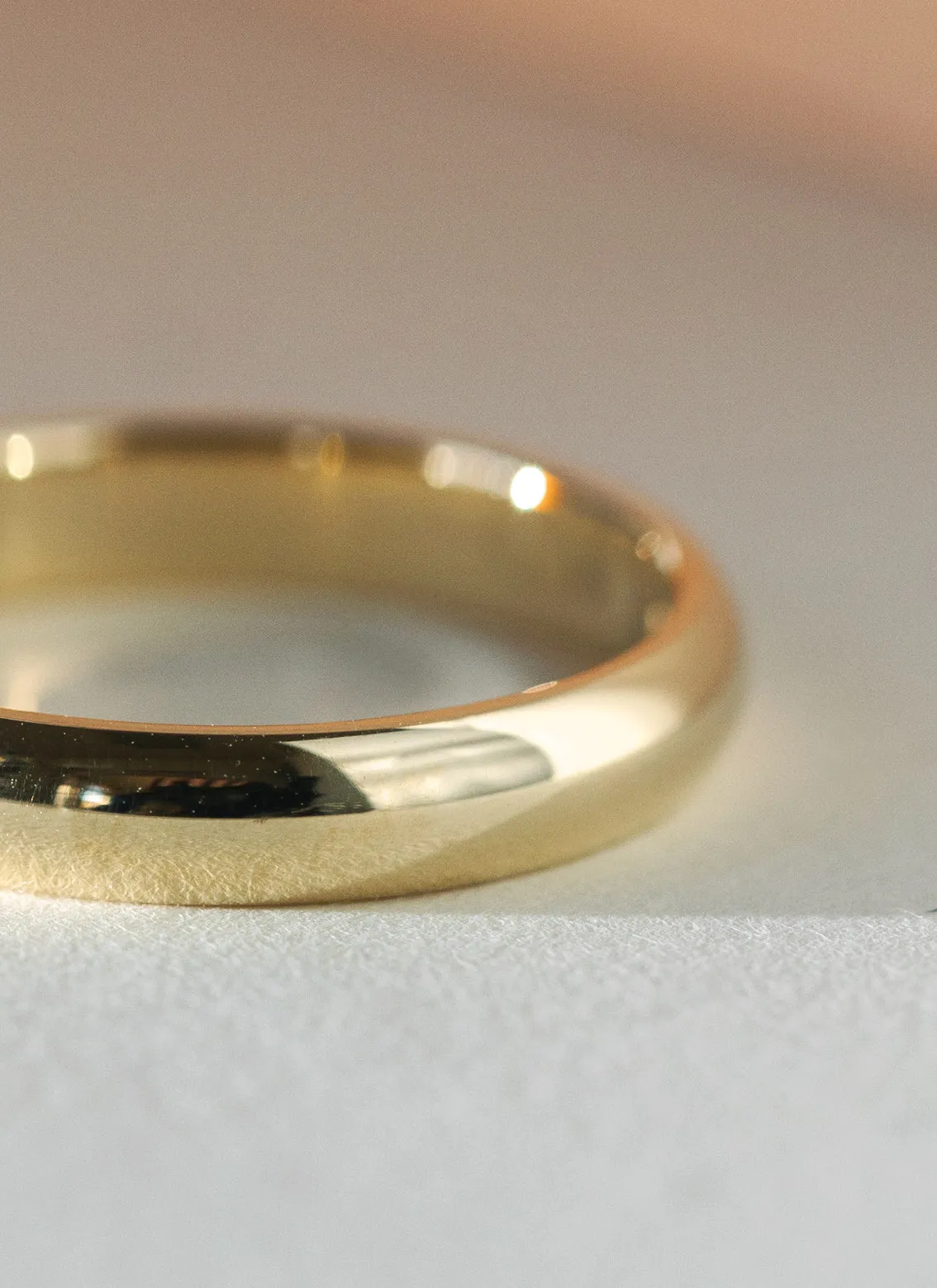 The gent classic II ring 14k gold