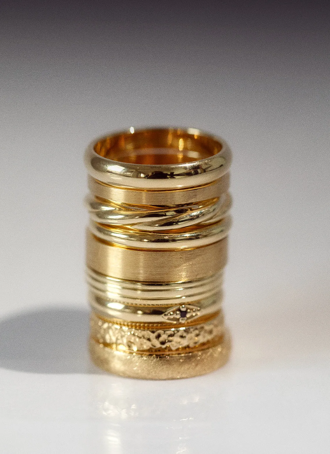 The gent classic II ring 14k gold