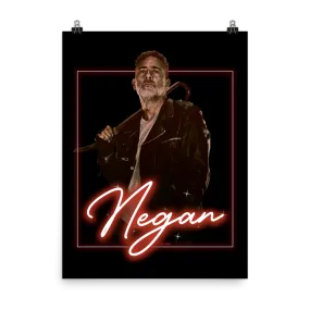 The Walking Dead Vintage Negan Premium Satin Poster