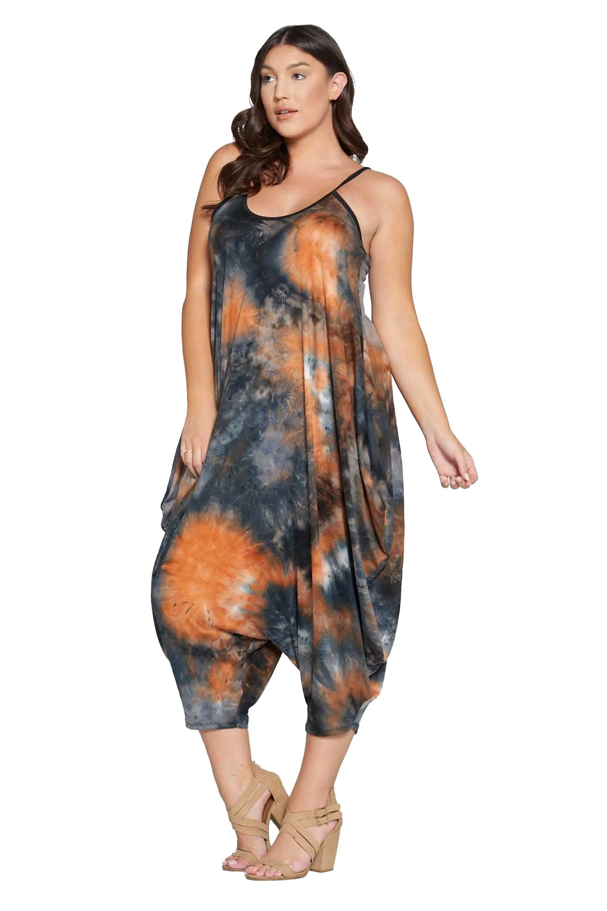 Tie Dye Pocket Jumpsuit