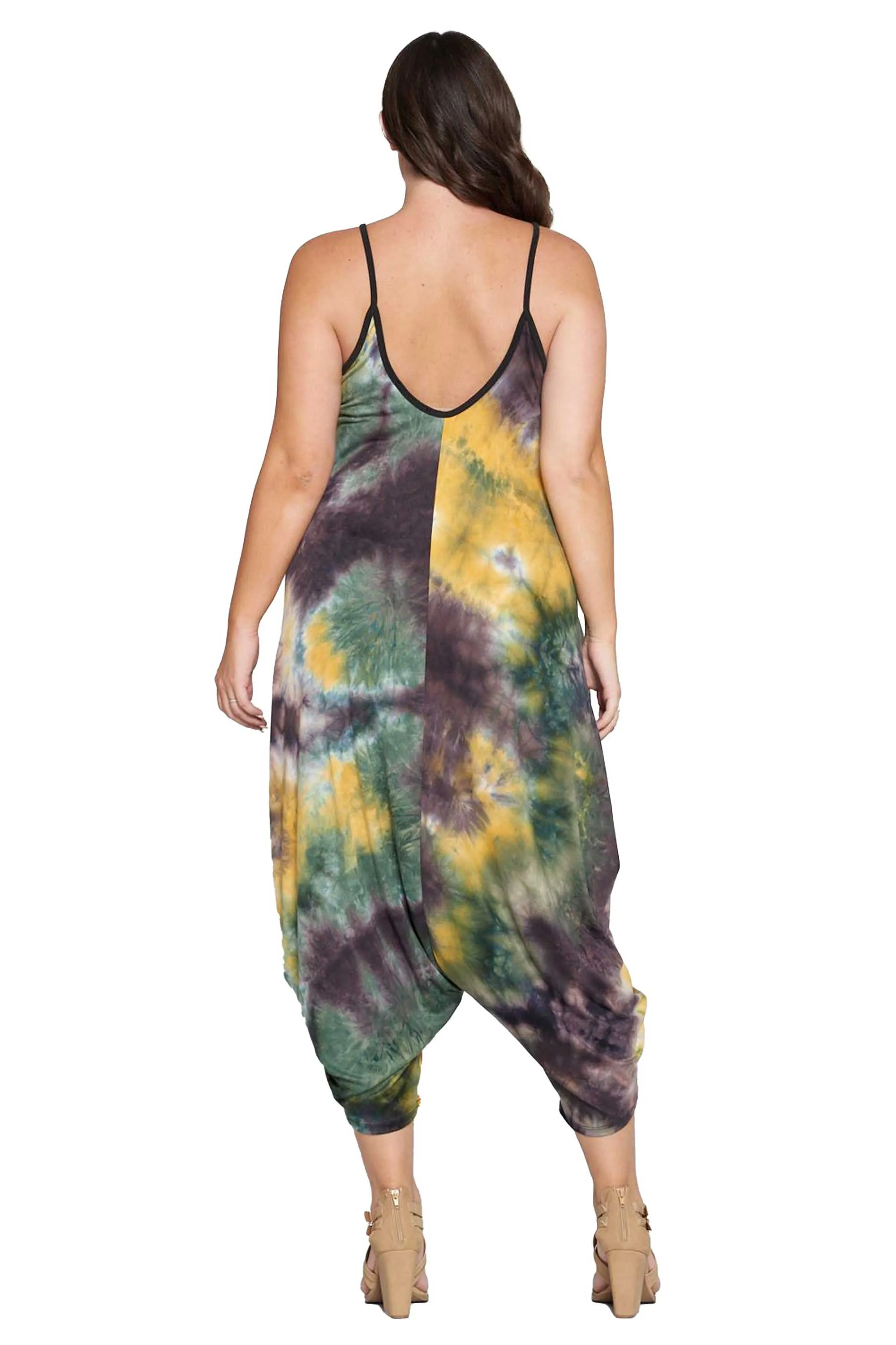 Tie Dye Pocket Jumpsuit