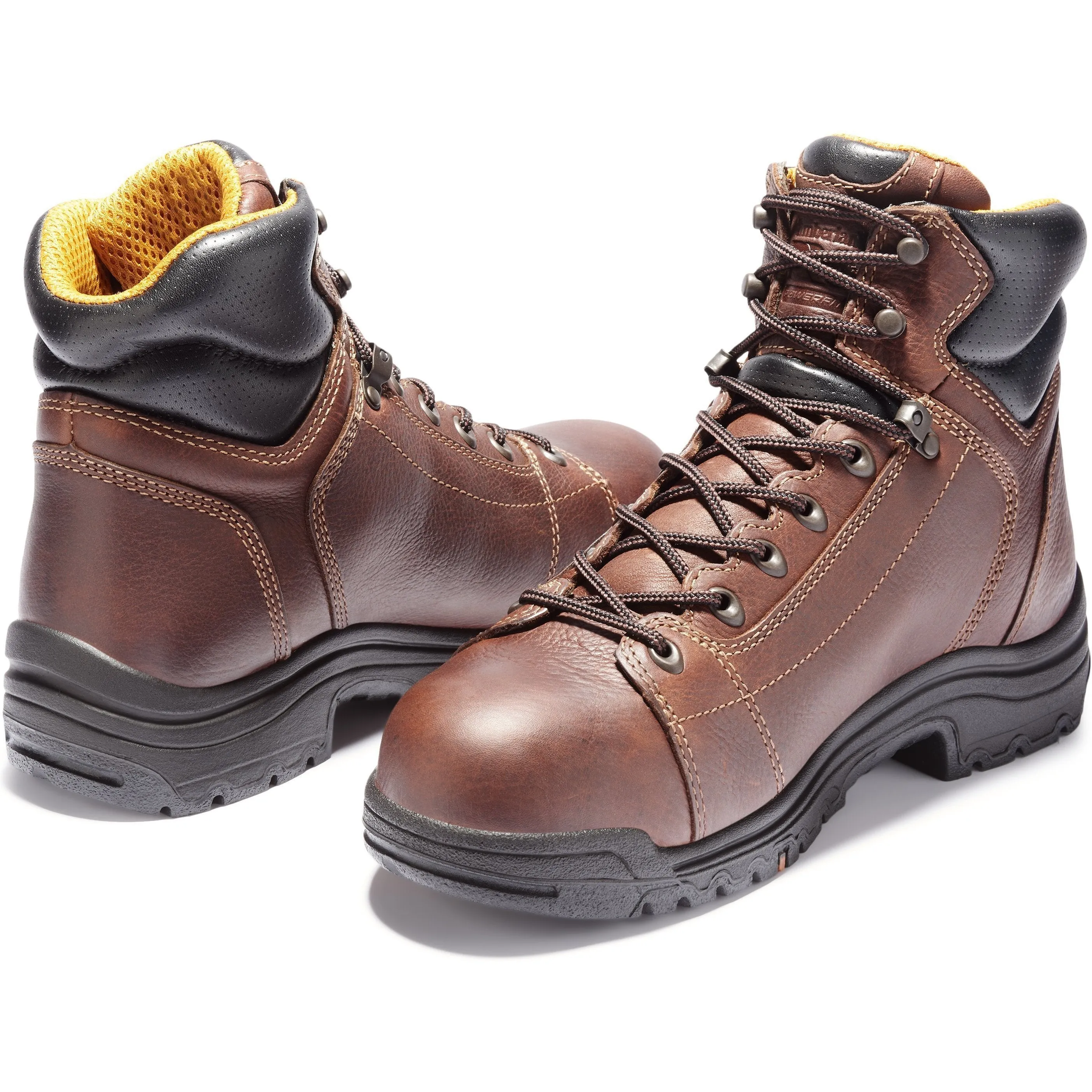 Timberland PRO Men's TiTAN 6" Alloy Toe Work Boots -Brown- TB150506242