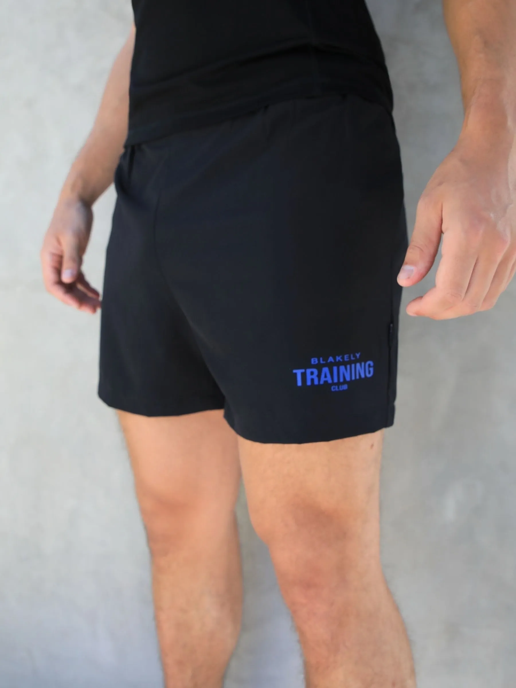 Training Sprint Shorts - Black & Blue