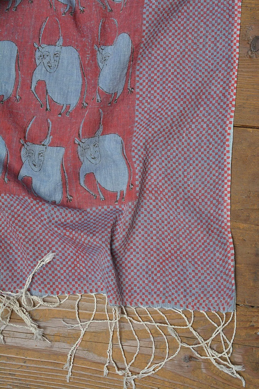 VACA - Block Printed Dupatta