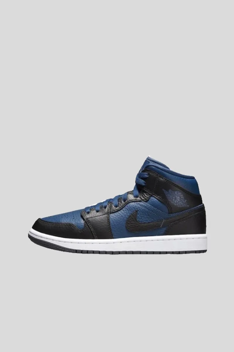 Wmns Air Jordan 1 Mid Se - French Blue Black White