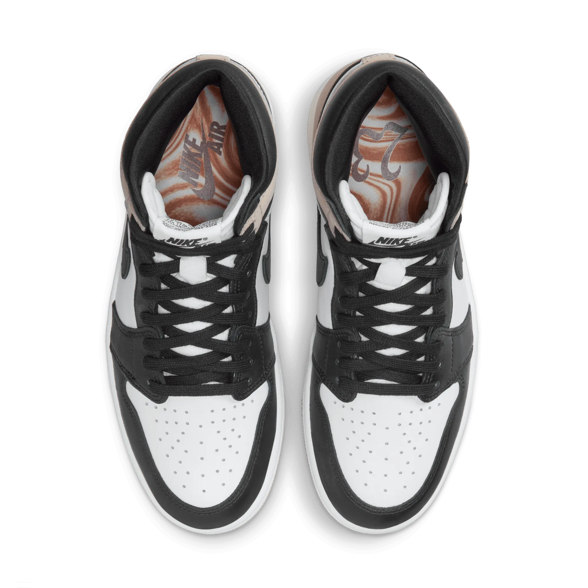 Women's Air Jordan 1 Retro High OG "Latte" - Black/Legend Medium Brown/White/Sail