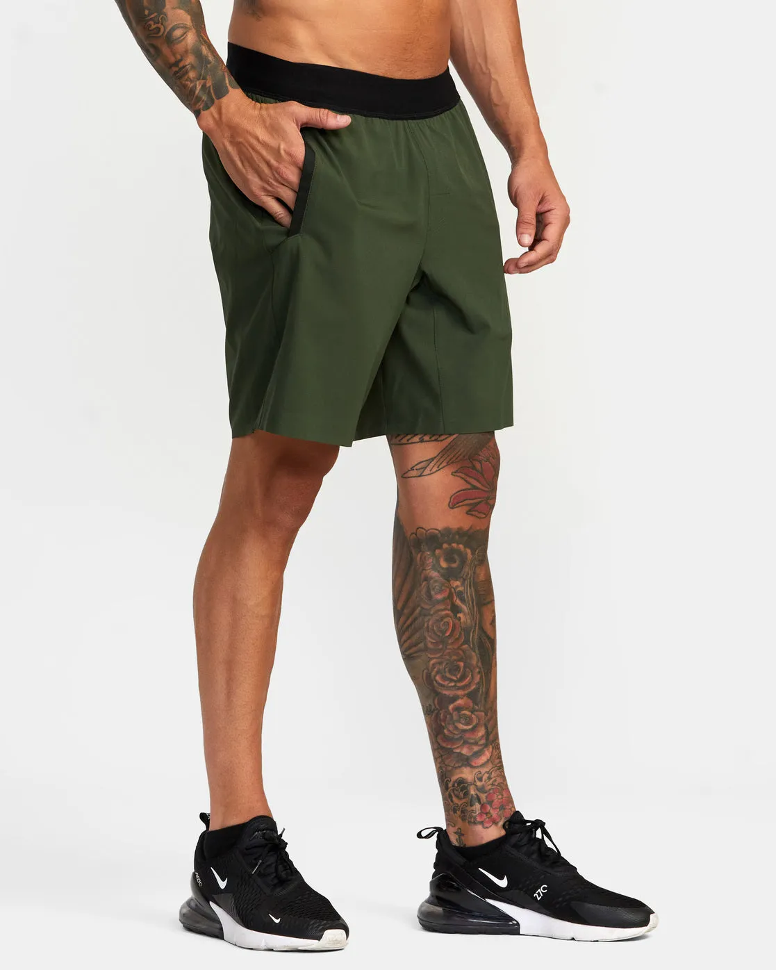 Yogger Plus 18 Training Shorts - Dark Olive