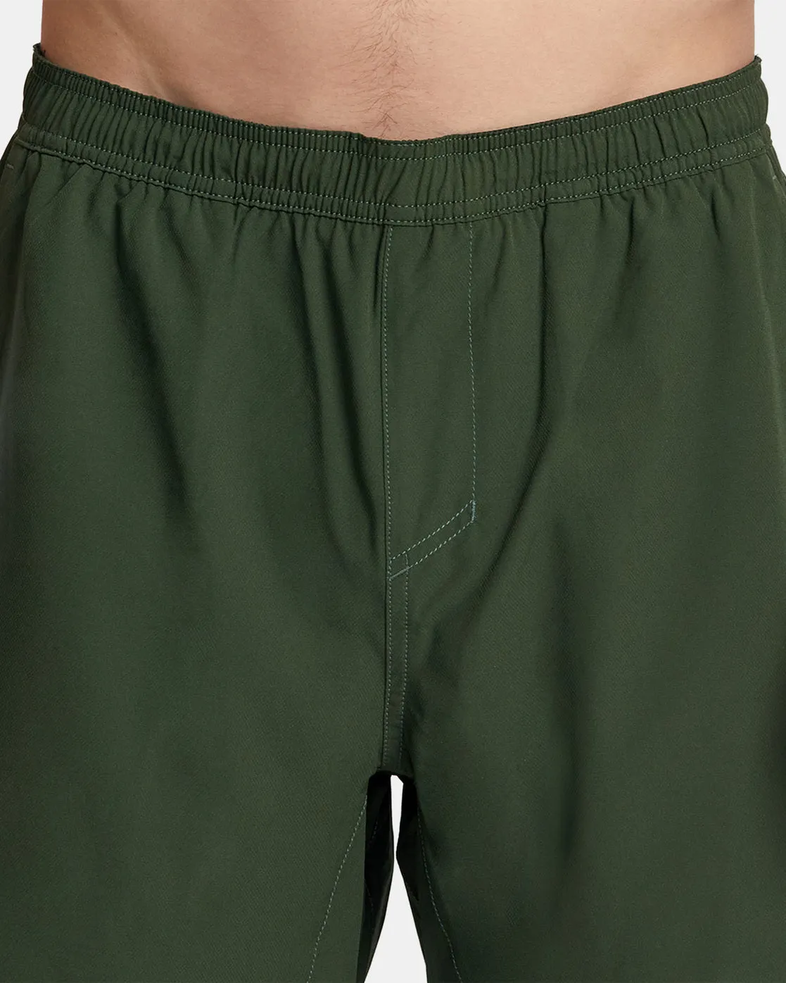 Yogger Train 2-In-1 17 Workout Shorts - Dark Olive