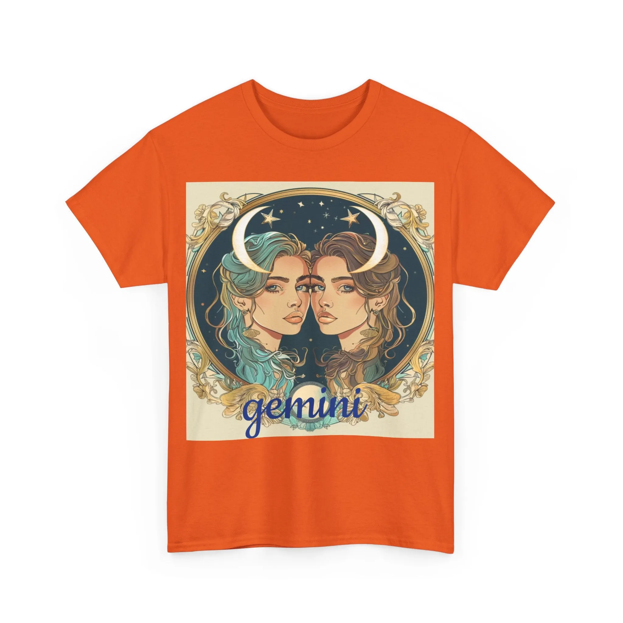 Zodiac Gemini Unisex Heavy Cotton Tee