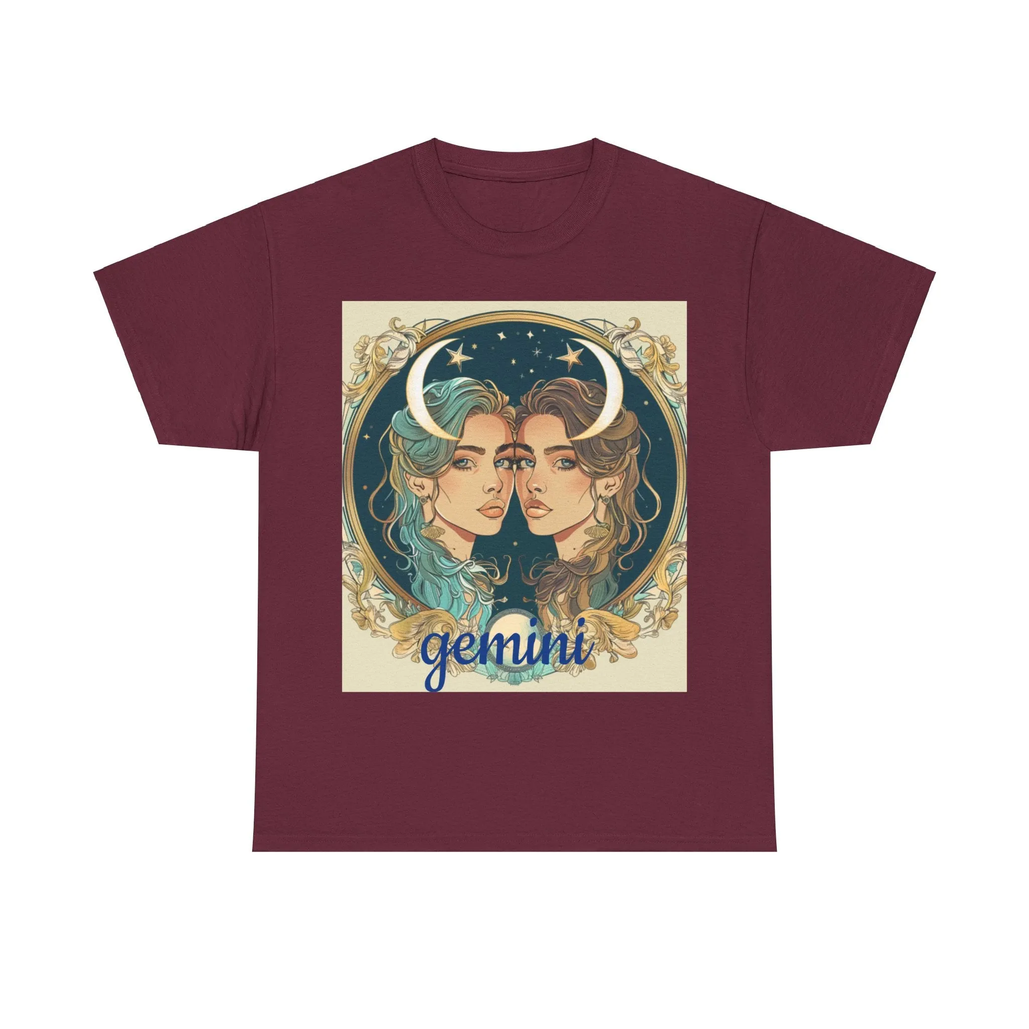 Zodiac Gemini Unisex Heavy Cotton Tee