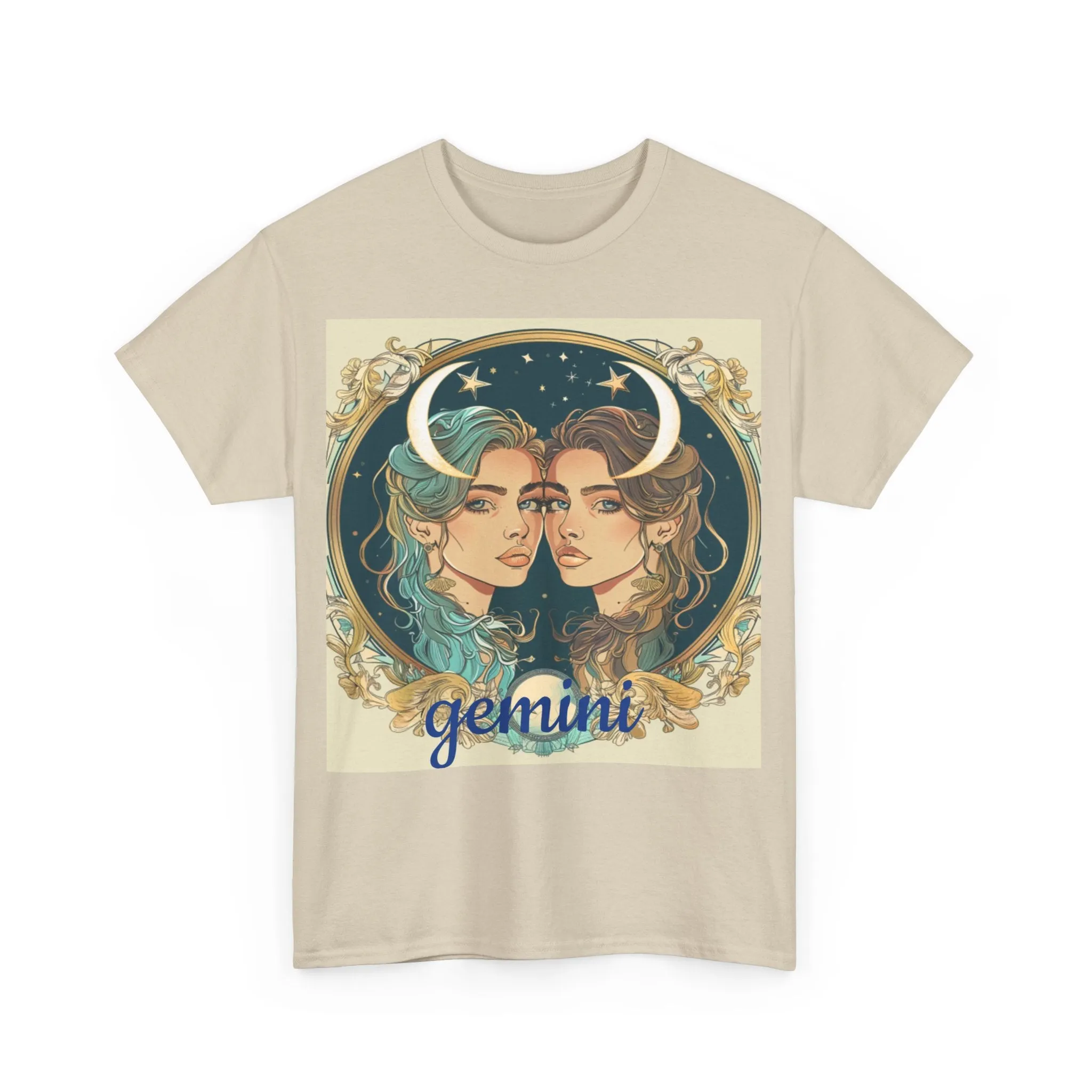 Zodiac Gemini Unisex Heavy Cotton Tee