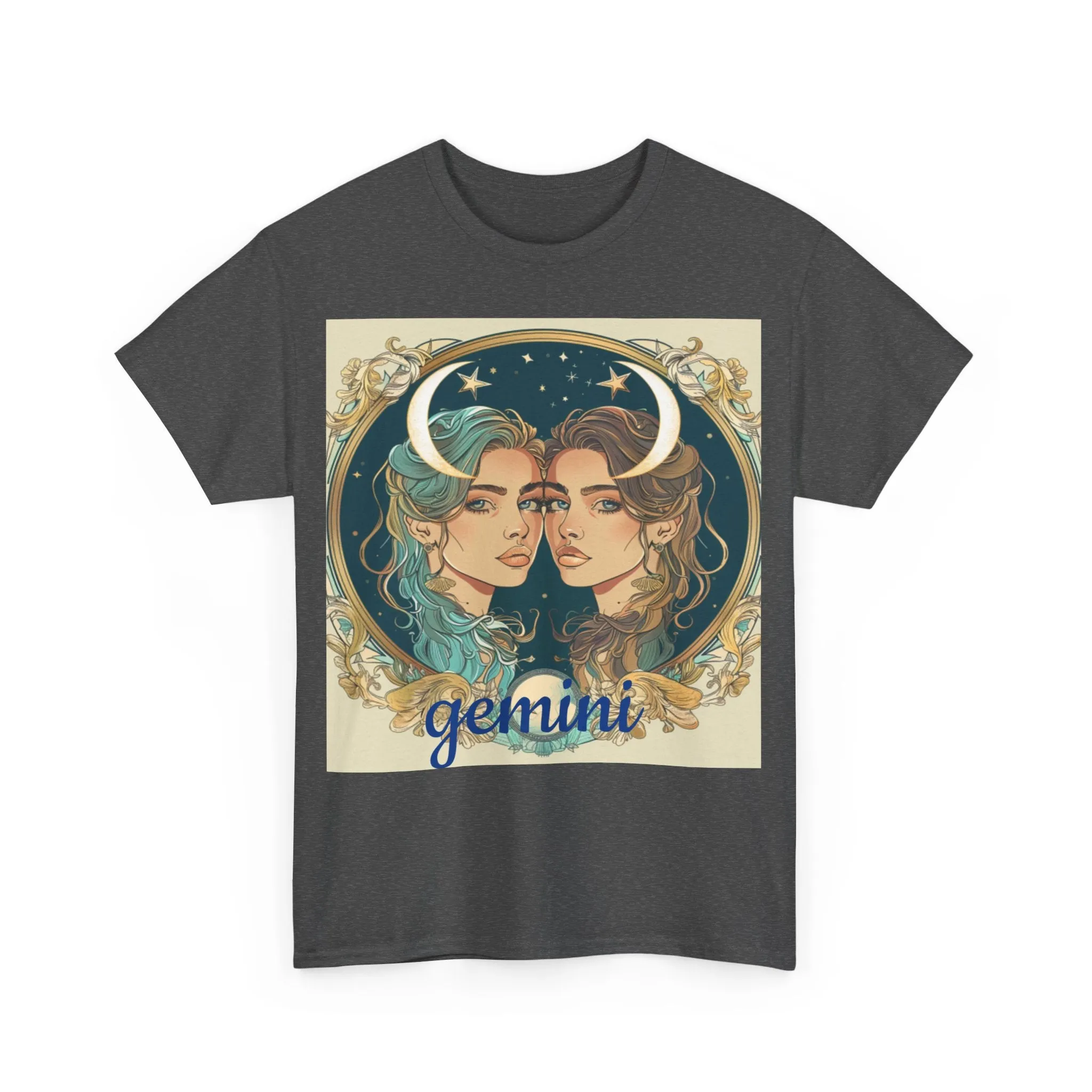 Zodiac Gemini Unisex Heavy Cotton Tee