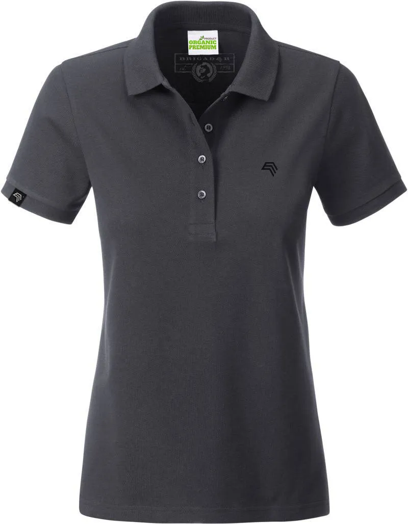 ― % ― JAN 8009 ― Damen Bio-Baumwolle Polo Shirt - Graphite Grau [XL]